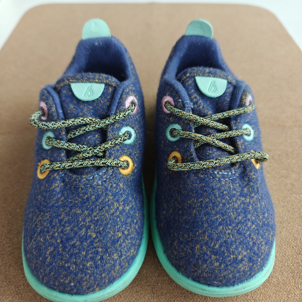 Kids Blue and Green Shoes